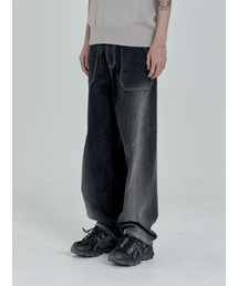 INEXCIS（イネクシス）の「カーブドステッチデニムパンツ（ウォッシュドブラック）（デニムパンツ）」