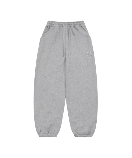 MUCENT(ムセント)の「ラッシュメタルロゴジョガースウェットワイドパンツ(4カラー)(スウェットパンツ・レディース・ブラウン/ブラック系/ブラック系1/グレー系/グレー系2/アイボリー系1/アイボリー系2・S/L)」の3枚目の写真