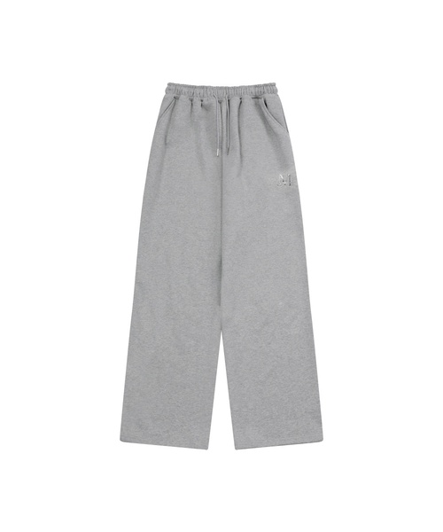 MUCENT(ムセント)の「ラッシュメタルロゴジョガースウェットワイドパンツ(4カラー)(スウェットパンツ・レディース・ブラウン/ブラック系/ブラック系1/グレー系/グレー系2/アイボリー系1/アイボリー系2・S/L)」の4枚目の写真