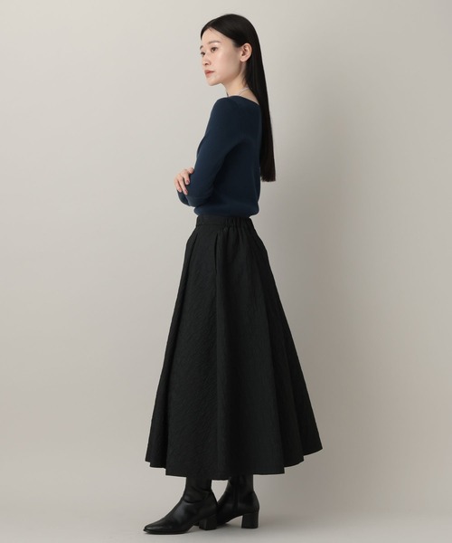 A part by（アパートバイ）の「2WAYスクエアリブプルオーバー_長袖（ニット/セーター・レディース・ネイビー/アイボリー/ライトイエロー・FREE）」の5枚目の写真