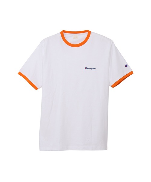 Champion（チャンピオン）の「【Champion/チャンピオン】メンズ メンズカジュアル ショートスリーブリンガーTシャツ（Tシャツ/カットソー・メンズ・ライトイエロー/ライトピンク/ライトオレンジ系・X-LARGE/LARGE/MEDIUM）」の3枚目の写真
