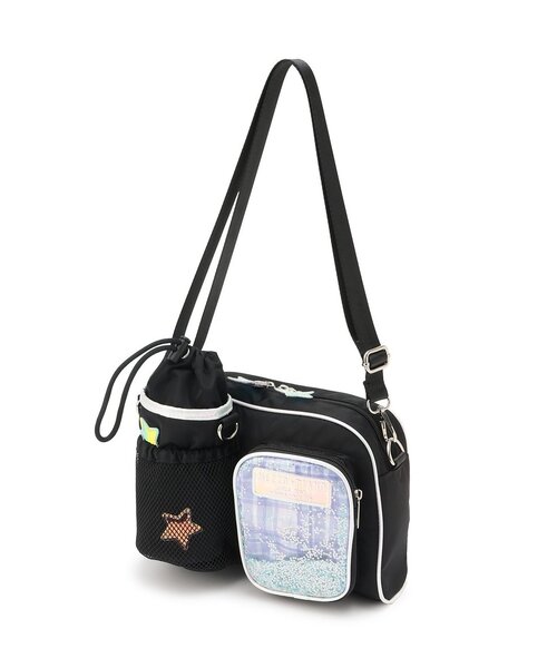 ペットボトルホルダー付 ショルダーバッグ（ショルダーバッグ）｜mezzo