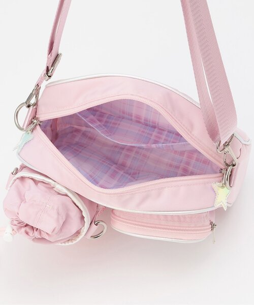 ペットボトルホルダー付 ショルダーバッグ（ショルダーバッグ）｜mezzo