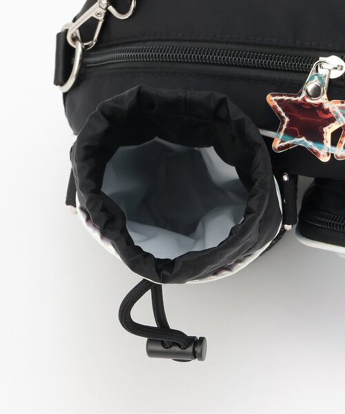 mezzo piano(メゾピアノ)の「ペットボトルホルダー付 ショルダーバッグ(ショルダーバッグ・キッズ・サックスブルー/ブラック/ライトピンク・F)」の12枚目の写真