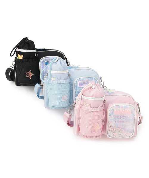 ペットボトルホルダー付 ショルダーバッグ（ショルダーバッグ）｜mezzo