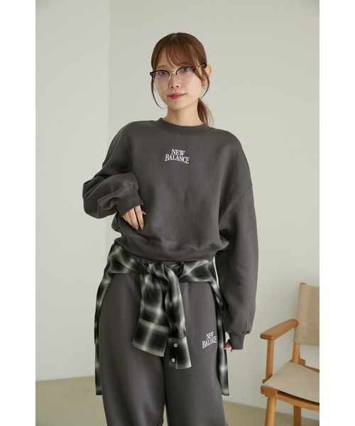 NEW BALANCE（ニューバランス）の「【New Balance for emmi】Track side フリースバレルパンツ（その他パンツ・レディース・チャコールグレー・M/S）」の19枚目の写真