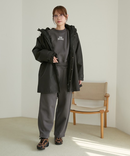 NEW BALANCE（ニューバランス）の「【New Balance for emmi】Track side フリースバレルパンツ（その他パンツ・レディース・チャコールグレー・M/S）」の20枚目の写真