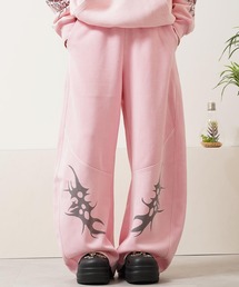 トライバル柄 ピグメントバレルパンツ / Tribal Print Pigment Barrel Pants