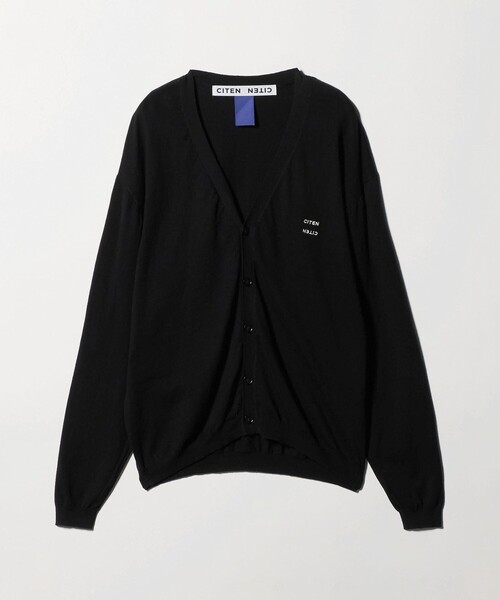 CITEN(シテン)の「<CITEN>コットンカシミヤニットVネックカーデ(カーディガン/ボレロ・メンズ・ネイビー/ブラック・L/M)」の10枚目の写真