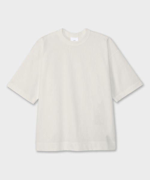 CINOH(チノ)の「REFINA BIG T-SHIRT(Tシャツ/カットソー・メンズ・オフホワイト/ブラック・44/46/48)」の2枚目の写真
