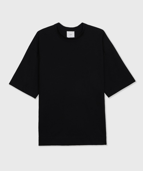 CINOH(チノ)の「REFINA BIG T-SHIRT(Tシャツ/カットソー・メンズ・オフホワイト/ブラック・44/46/48)」の1枚目の写真
