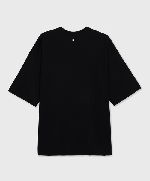CINOH(チノ)の「REFINA BIG T-SHIRT(Tシャツ/カットソー・メンズ・オフホワイト/ブラック・44/46/48)」の3枚目の写真