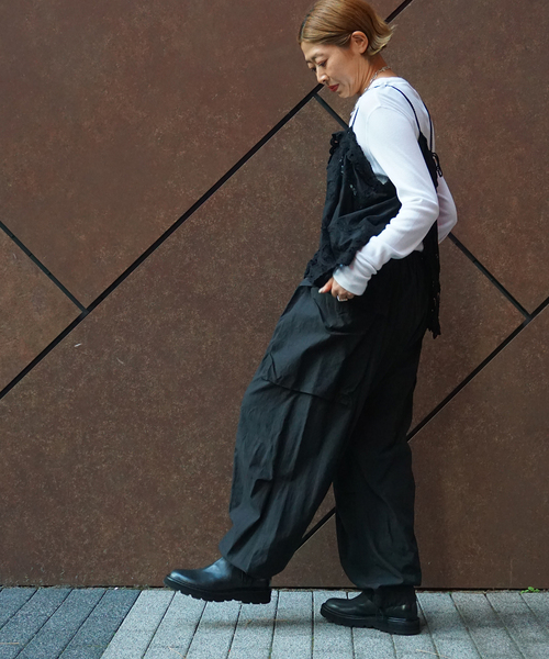 JOURNAL STANDARD LUXE(ジャーナルスタンダード ラックス)の「《追加》バテンレース キャミブラウス(シャツ/ブラウス・レディース・ブラック/ホワイト・FREE)」の3枚目の写真