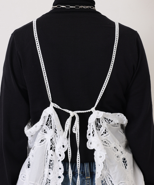 JOURNAL STANDARD LUXE(ジャーナルスタンダード ラックス)の「《追加》バテンレース キャミブラウス(シャツ/ブラウス・レディース・ブラック/ホワイト・FREE)」の20枚目の写真
