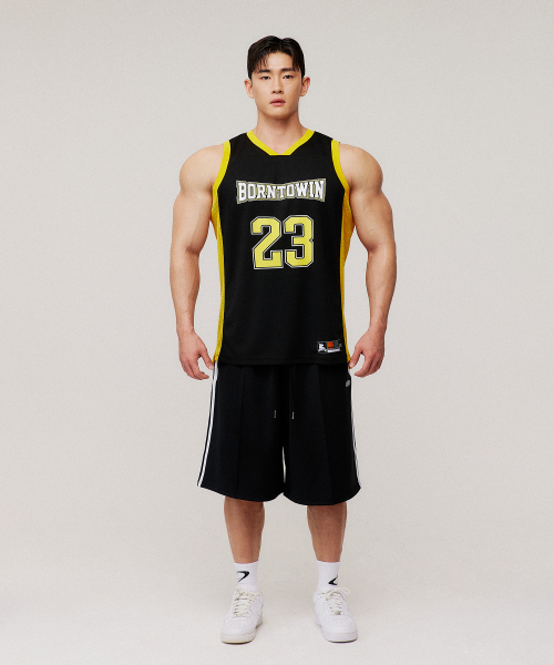 BORN TO WIN（ボーントゥウィン）の「NUMBER 23 BASKETBALL SLEEVELESS [BLACK]（Tシャツ/カットソー・メンズ・その他・1/2/3）」の3枚目の写真