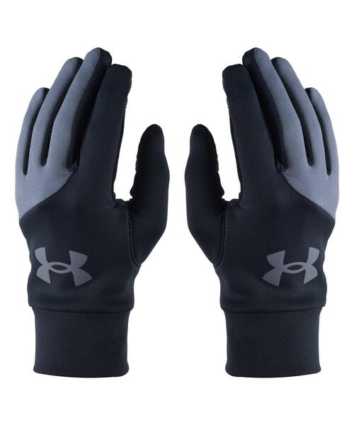 UNDER ARMOUR(アンダーアーマー)の「UAストーム ライナーグローブ (両手用)(ベースボール/キッズ)(手袋・キッズ・ブラック・140cm)」の1枚目の写真