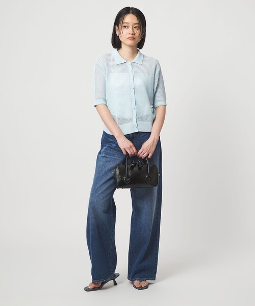 green label relaxing（グリーンレーベルリラクシング）の「＜LENK＞ボストンバッグ（ボストンバッグ・レディース・シルバー/ブラック・FREE）」の5枚目の写真