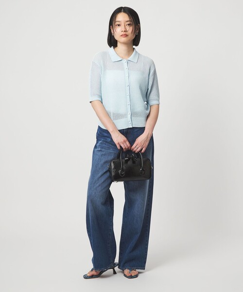 green label relaxing（グリーンレーベルリラクシング）の「＜LENK＞ボストンバッグ（ボストンバッグ・レディース・シルバー/ブラック・FREE）」の6枚目の写真