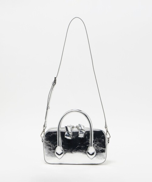 green label relaxing（グリーンレーベルリラクシング）の「＜LENK＞ボストンバッグ（ボストンバッグ・レディース・シルバー/ブラック・FREE）」の8枚目の写真