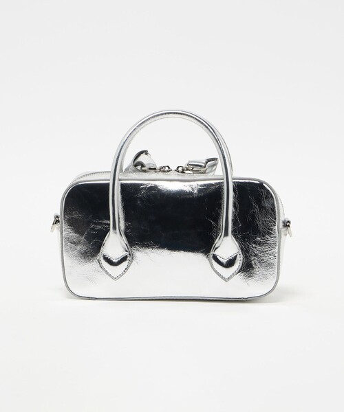 green label relaxing（グリーンレーベルリラクシング）の「＜LENK＞ボストンバッグ（ボストンバッグ・レディース・シルバー/ブラック・FREE）」の10枚目の写真