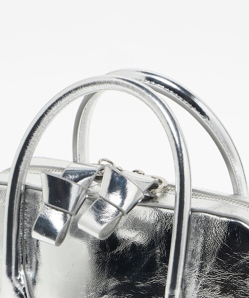 green label relaxing（グリーンレーベルリラクシング）の「＜LENK＞ボストンバッグ（ボストンバッグ・レディース・シルバー/ブラック・FREE）」の13枚目の写真