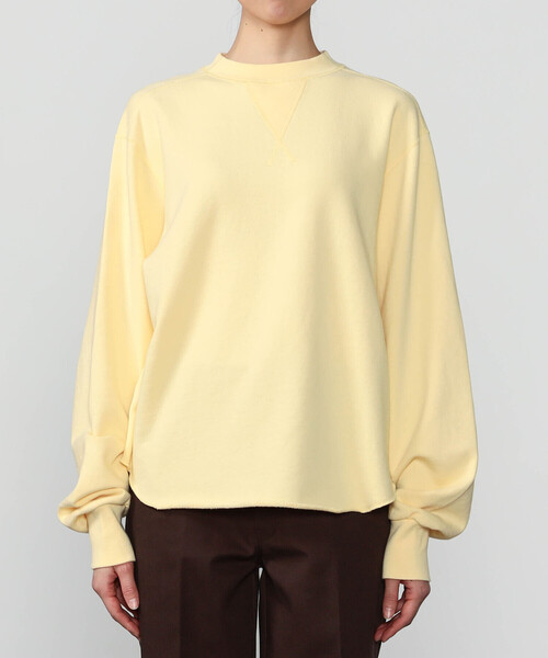 THE SHINZONE（ザ　シンゾーン）の「THE SHINZONE | W GAZETTE PULLOVER WOMEN（スウェット・レディース・グレー/イエロー・F）」の4枚目の写真