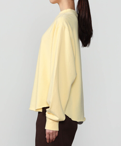 THE SHINZONE（ザ　シンゾーン）の「THE SHINZONE | W GAZETTE PULLOVER WOMEN（スウェット・レディース・グレー/イエロー・F）」の5枚目の写真