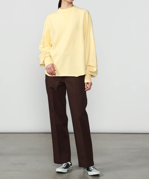 THE SHINZONE（ザ　シンゾーン）の「THE SHINZONE | W GAZETTE PULLOVER WOMEN（スウェット・レディース・グレー/イエロー・F）」の3枚目の写真