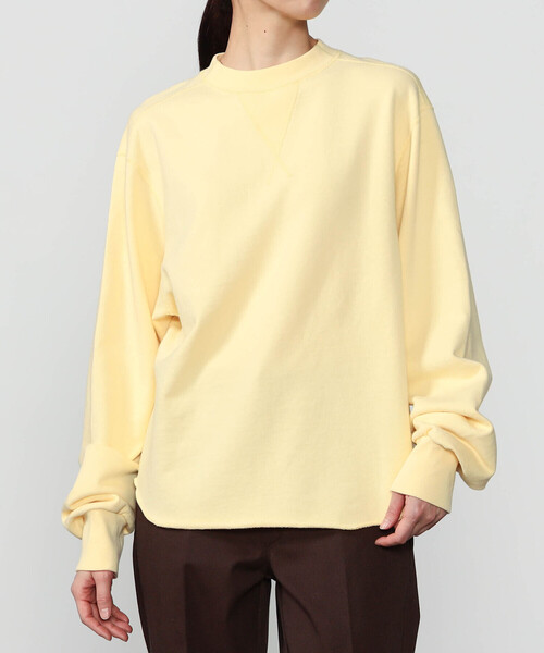 THE SHINZONE（ザ　シンゾーン）の「THE SHINZONE | W GAZETTE PULLOVER WOMEN（スウェット・レディース・グレー/イエロー・F）」の2枚目の写真