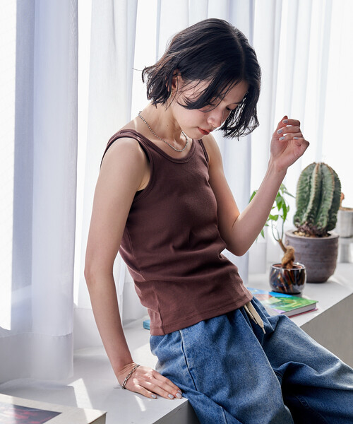 ★新品タグ付き★プリーツプリーズタンクトップ　ディープブルー BREEZE DRY タンクトップ(吸汗速乾） 通販【ニッセン】