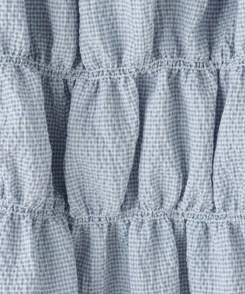 LOWRYS FARM(ローリーズファーム)の「オフショルシャーリングブラウス 652996(Tシャツ/カットソー・レディース・グレー/ブルー/ベージュ・FREE)」の13枚目の写真