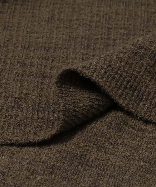 crepuscule(クレプスキュール)の「crepuscule Crepe Knit Shirts(シャツ/ブラウス・メンズ・ブラック/ブラウン・1/2)」の7枚目の写真