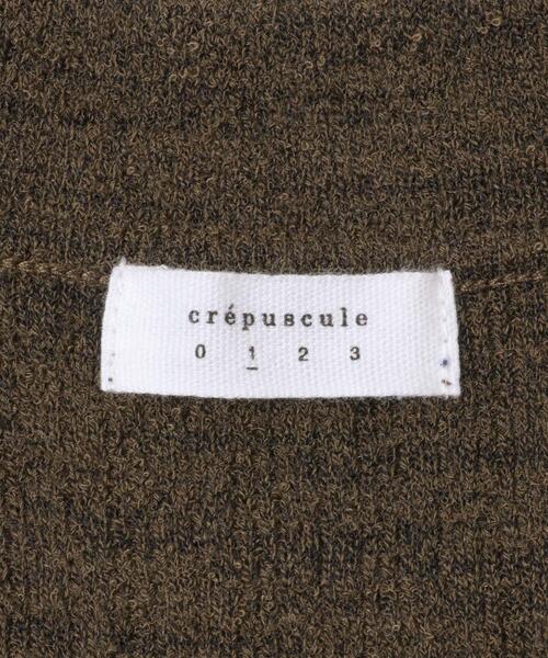 crepuscule(クレプスキュール)の「crepuscule Crepe Knit Shirts(シャツ/ブラウス・メンズ・ブラック/ブラウン・1/2)」の6枚目の写真