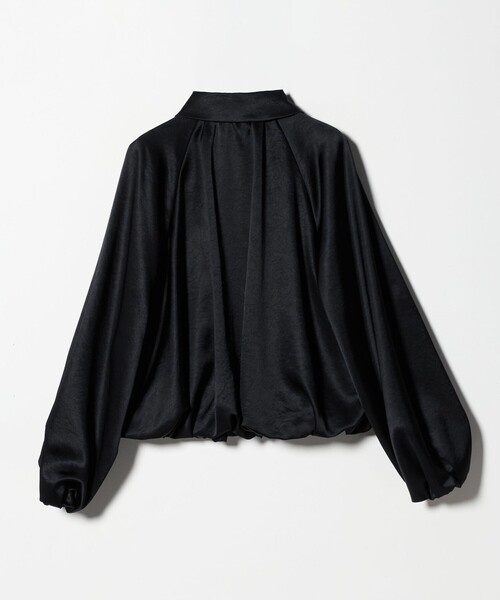 UNITED ARROWS ギャザー Aライン プルゾン ブラック UNITED ARROWS ギャザー Aライン プルゾン ブラック 【公式通販】