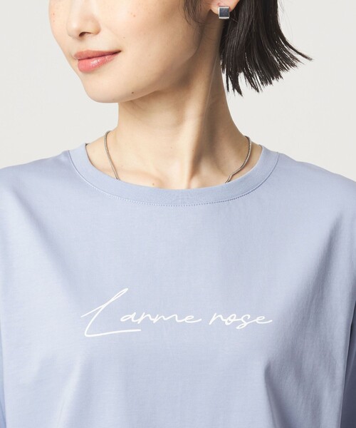 green label relaxing(グリーンレーベルリラクシング)の「ロゴ ショートスリーブ プルオーバー カットソー 接触冷感(Tシャツ/カットソー・レディース・モカ/ライトブルー/その他2/その他1・FREE)」の8枚目の写真