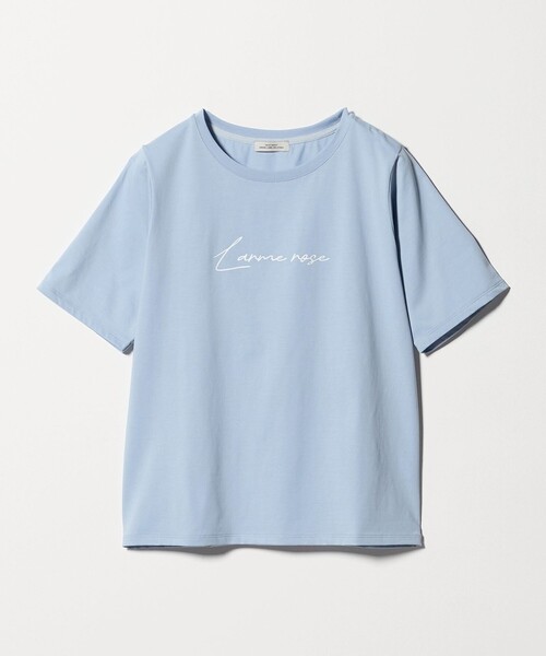 green label relaxing(グリーンレーベルリラクシング)の「ロゴ ショートスリーブ プルオーバー カットソー 接触冷感(Tシャツ/カットソー・レディース・モカ/ライトブルー/その他2/その他1・FREE)」の20枚目の写真