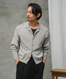 paradigm（パラダイム）の「【paradigm】コットンモダール開襟シャツカーデ（カーディガン/ボレロ）」