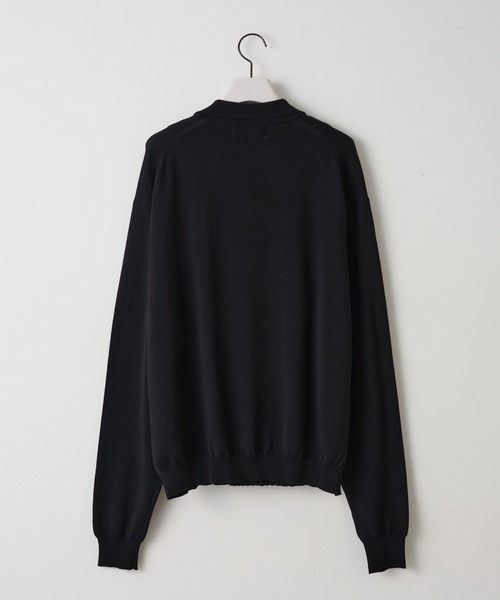 paradigm（パラダイム）の「【paradigm】コットンモダール開襟シャツカーデ（カーディガン/ボレロ・メンズ・ホワイト/ライトグレー/ブラック/チャコールグレー・SMALL/MEDIUM/LARGE）」の5枚目の写真