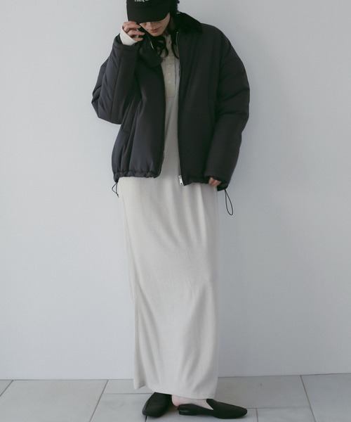 anuke(アンヌーク)の「Thermal 2way Onepiece(ワンピース・レディース・ネイビー/アイボリー・36inch/38inch)」の6枚目の写真