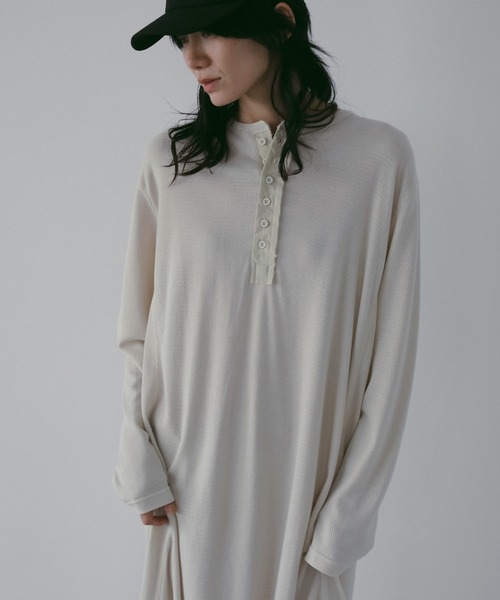 anuke(アンヌーク)の「Thermal 2way Onepiece(ワンピース・レディース・ネイビー/アイボリー・36inch/38inch)」の7枚目の写真