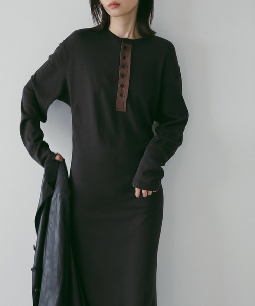 anuke(アンヌーク)の「Thermal 2way Onepiece(ワンピース・レディース・ネイビー/アイボリー・36inch/38inch)」の9枚目の写真