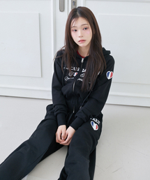 LARTIGENT（ラーティゼン）の「L22 PARIS 90S BANDING PANTS(BLACK)（スウェットパンツ）」