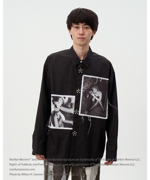 DISCOVERED(ディスカバード)の「MARILYN MONROE SHIRTS(シャツ/ブラウス・メンズ・ブラック/ホワイト・LARGE/SMALL)」の1枚目の写真