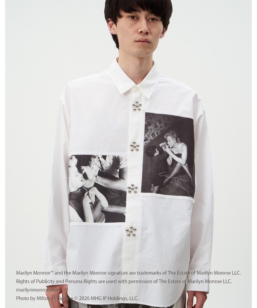 DISCOVERED(ディスカバード)の「MARILYN MONROE SHIRTS(シャツ/ブラウス・メンズ・ブラック/ホワイト・LARGE/SMALL)」の3枚目の写真