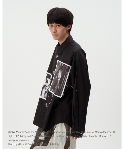 DISCOVERED(ディスカバード)の「MARILYN MONROE SHIRTS(シャツ/ブラウス・メンズ・ブラック/ホワイト・LARGE/SMALL)」の5枚目の写真