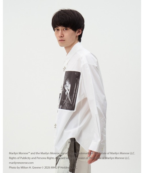 DISCOVERED(ディスカバード)の「MARILYN MONROE SHIRTS(シャツ/ブラウス・メンズ・ブラック/ホワイト・LARGE/SMALL)」の4枚目の写真