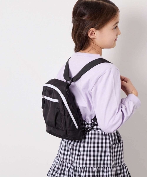a.v.v（アーヴェヴェ）の「[KIDS]2WAYミニリュックサック（バックパック/リュック・キッズ・ダークインディゴブルー/ブラック・120）」の2枚目の写真