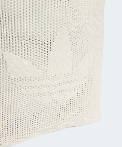 adidas(アディダス)の「クロシェ トート バッグ / アディダスオリジナルス adidas Originals(トートバッグ・メンズ・ブラック/ホワイト・FREE)」の6枚目の写真