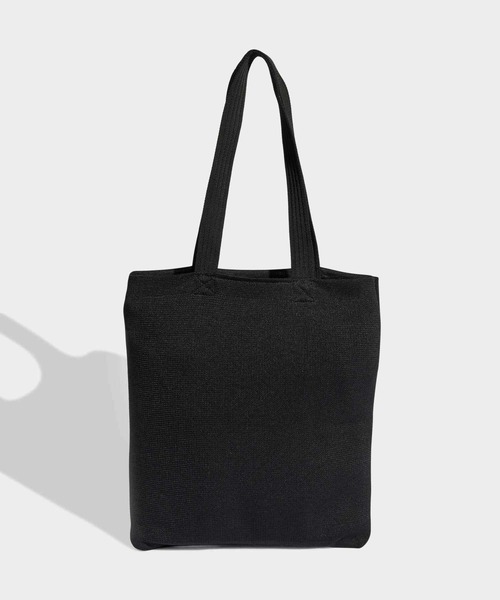 adidas(アディダス)の「クロシェ トート バッグ / アディダスオリジナルス adidas Originals(トートバッグ・メンズ・ブラック/ホワイト・FREE)」の8枚目の写真