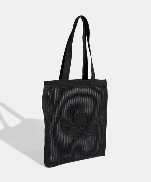 adidas(アディダス)の「クロシェ トート バッグ / アディダスオリジナルス adidas Originals(トートバッグ・メンズ・ブラック/ホワイト・FREE)」の9枚目の写真